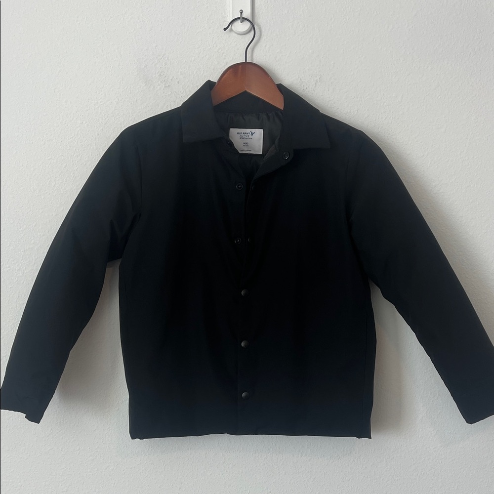 Old Navy Active Black Jacket Boys Size 8